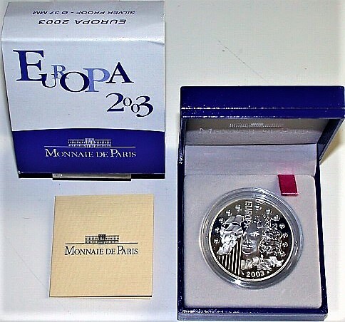 1 1/2 Euro 2003 Polierte Platte im Etui mit Zertifikat