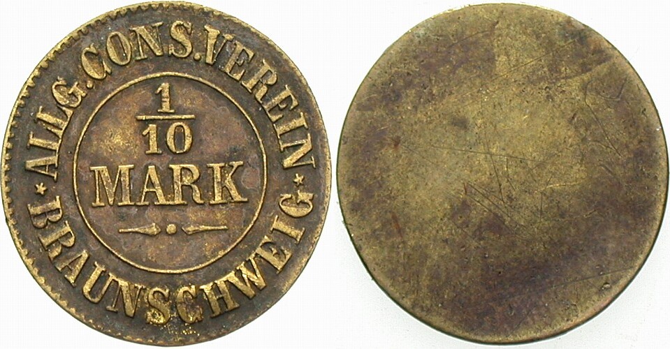 1/10 Mark o.J Menzel 3409.2 Sehr schön