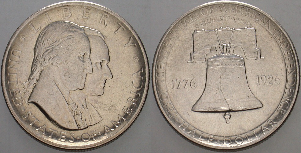 1/2 Dollar 1926 Vorzüglich +