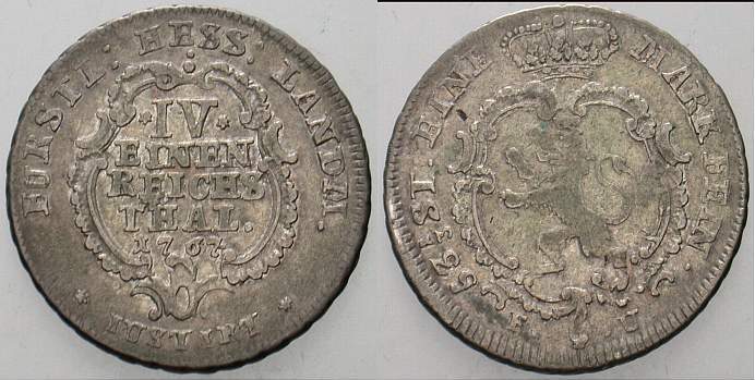 1/4 Taler 1767  Fast sehr schön