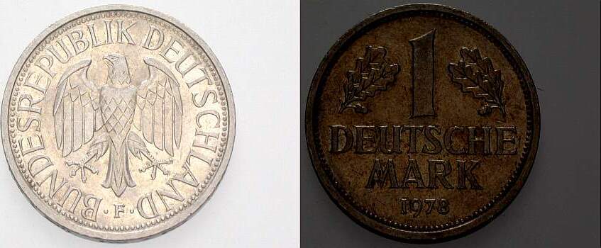 1 Deutsche Mark 1978 J. 385 sehr schön