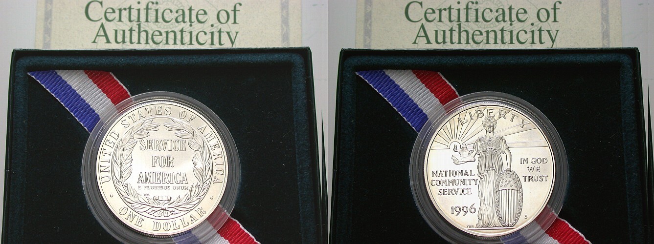 1 Dollar 1996 Schön 275 Stempelglanz