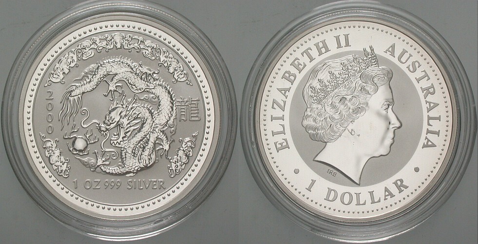 1 Dollar 2000 Stempelglanz verkapselt