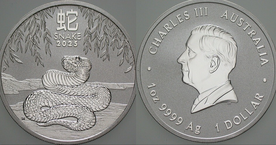1 Dollar 2025 Stempelglanz, verkapselt