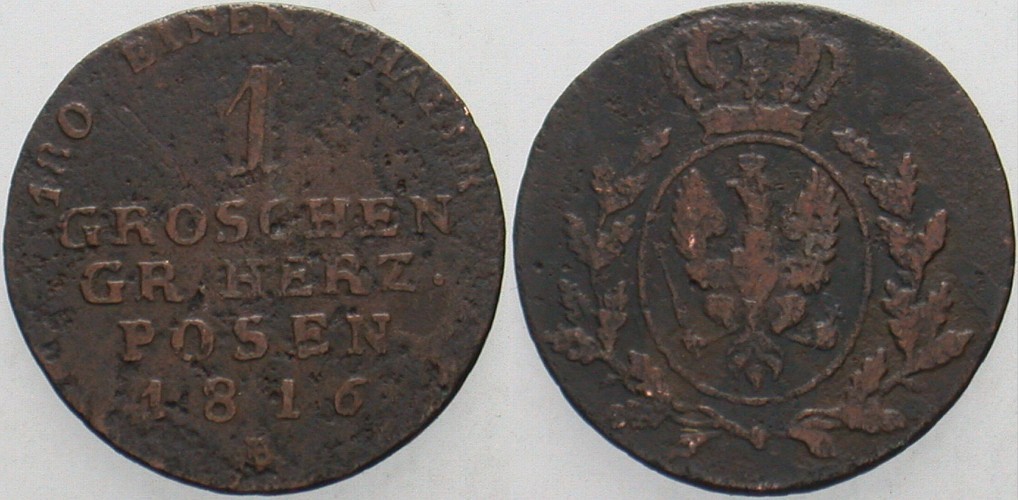 1 Groschen 1816 Jaeger 161 AKS 53 Schön