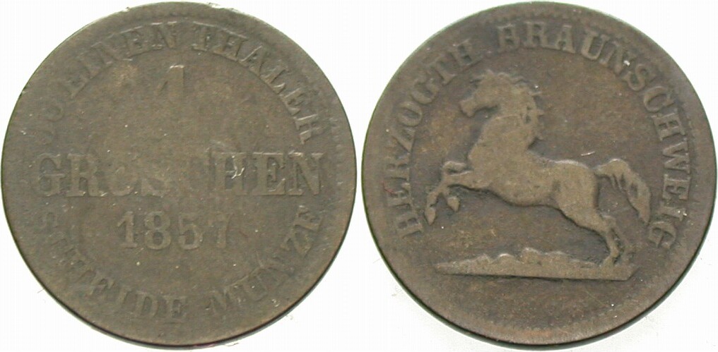 1 Groschen 1857 Jaeger 256 AKS 86 Schön