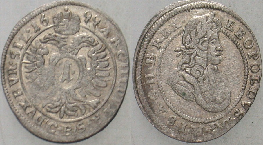 1 Kreuzer 1699 KM 606 Herinek 1806 Leichte Prägeschwäche, sehr schön - vorzüglich