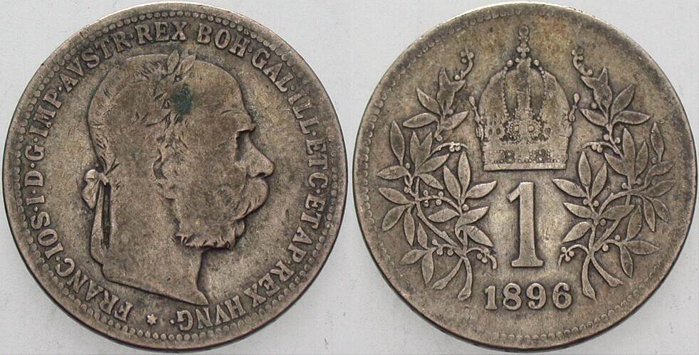 1 Krone 1896 Jl. 376 Schön - sehr schön