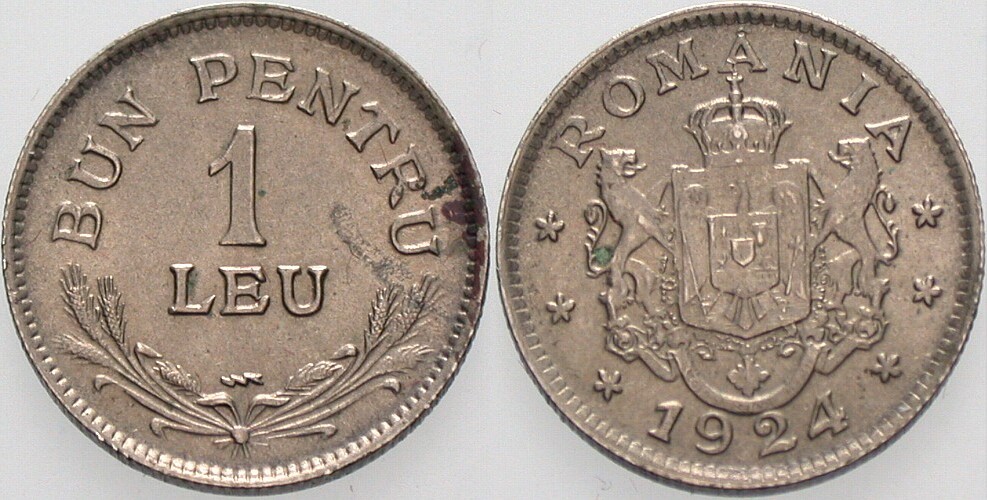 1 Leu 1924 K.M. 46 Unzirkuliert