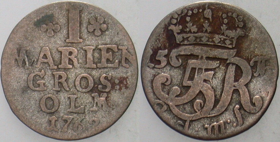 1 Mariengroschen 1762 Jaeger 8 Fast sehr schön