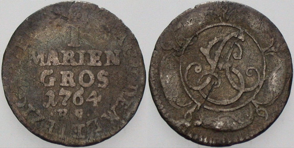 1 Mariengroschen 1764 Grote 279 Schön