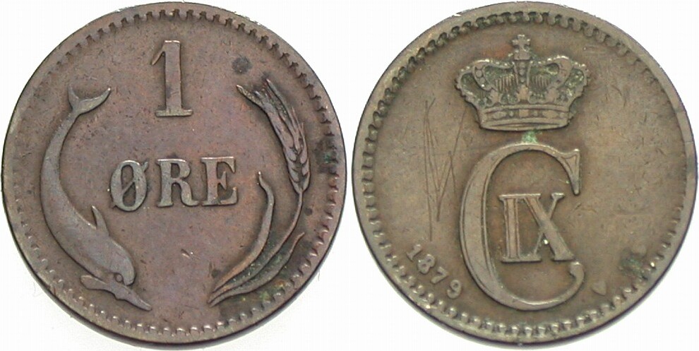 1 Ore 1879 KM. 792.1 Fast sehr schön