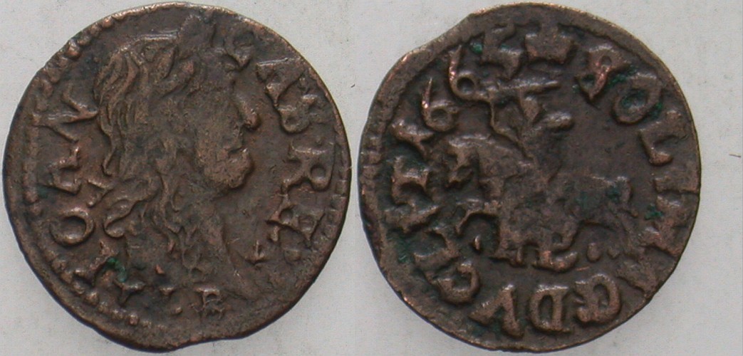 1 Schilling 1665 KM 50 Fast sehr schön