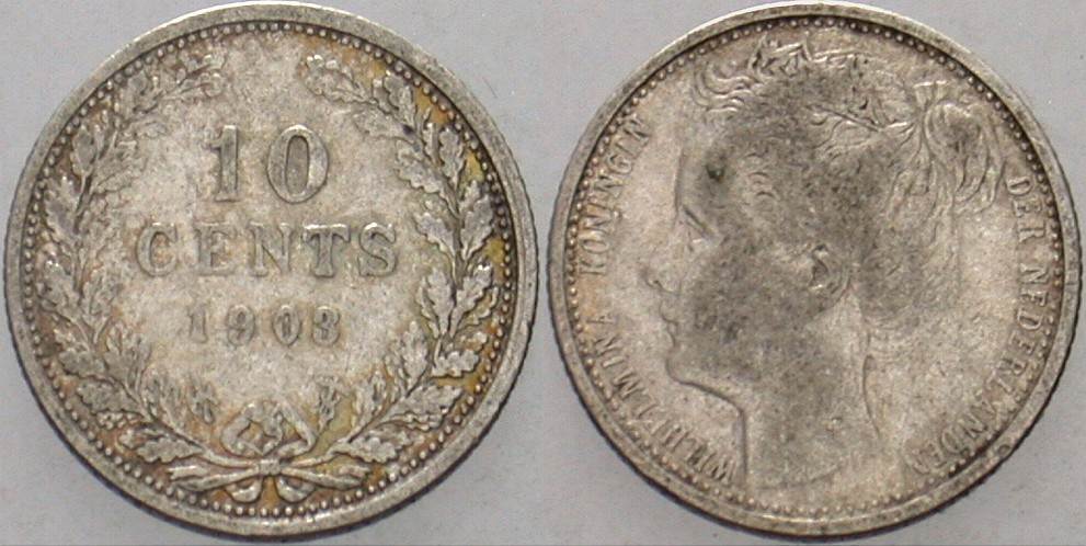 10 Cent 1903 KM 135 Schön - sehr schön