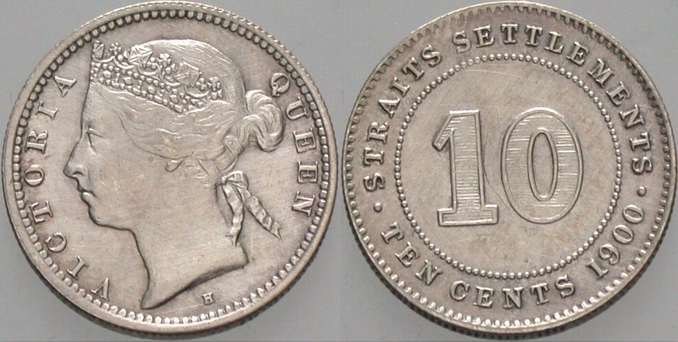 10 Cents 1900 KM. 11 Fast vorzüglich