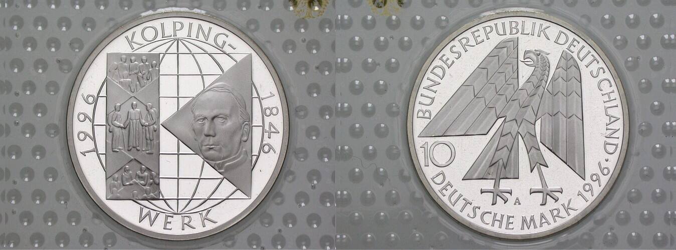 10 Deutsche Mark 1996 J. 463 Polierte Platte