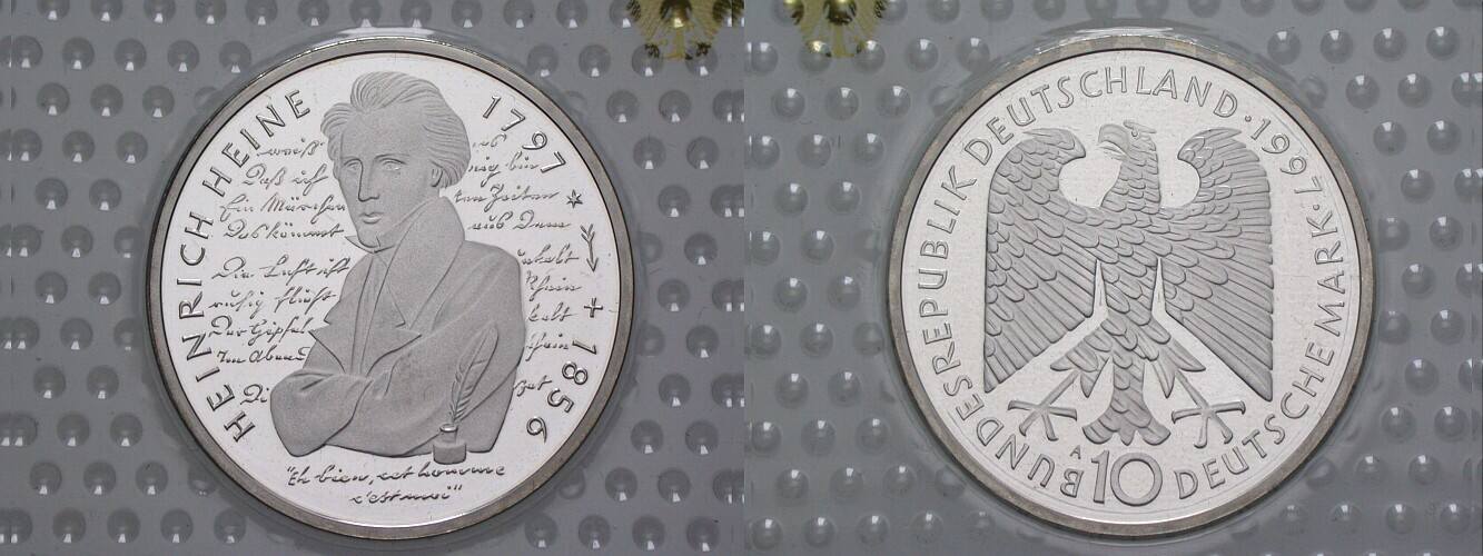 10 Deutsche Mark 1997 J. 466 Polierte Platte