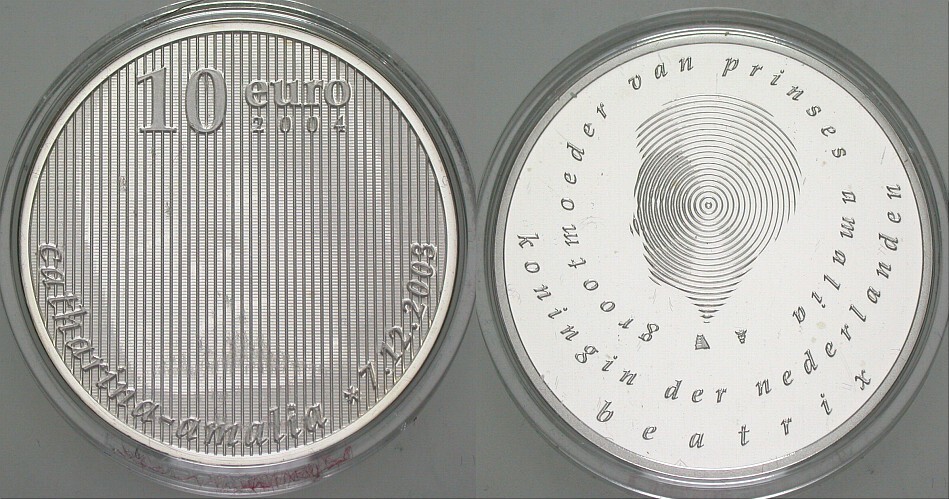 10 Euro 2004 Polierte Platte, verkapselt
