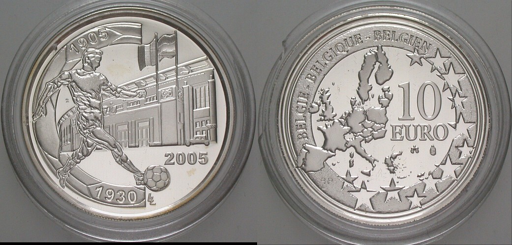10 Euro 2005 Polierte Platte, verkapselt