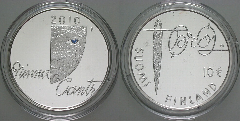 10 Euro 2010 Polierte Platte, verkapselt