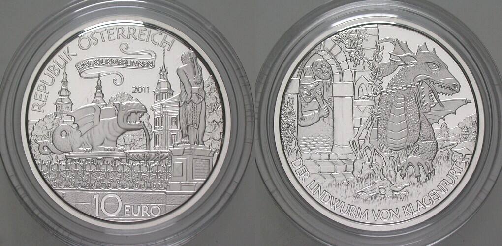 10 Euro 2011 Polierte Platte, verkapselt