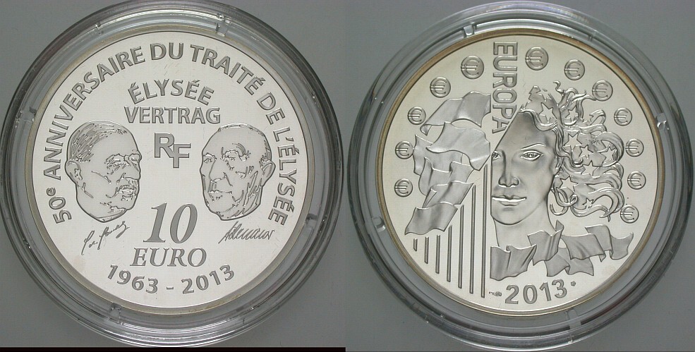 10 Euro 2013 Polierte Platte, verkapselt