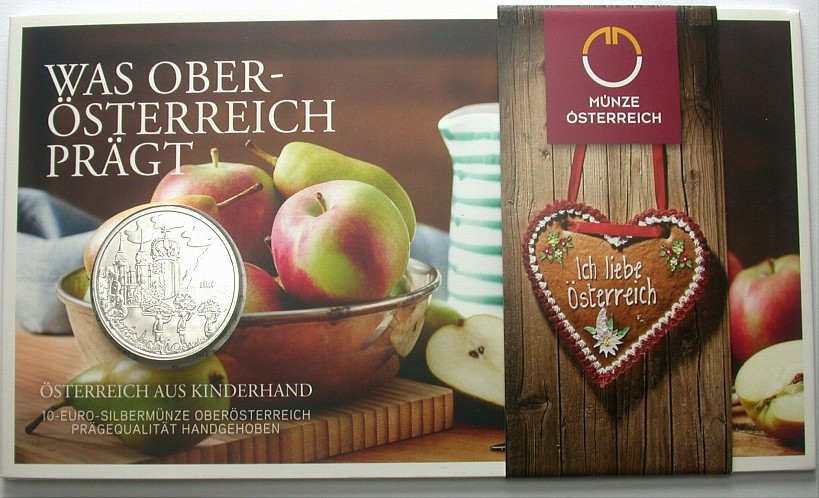 10 Euro 2016  Handgehoben im Blister