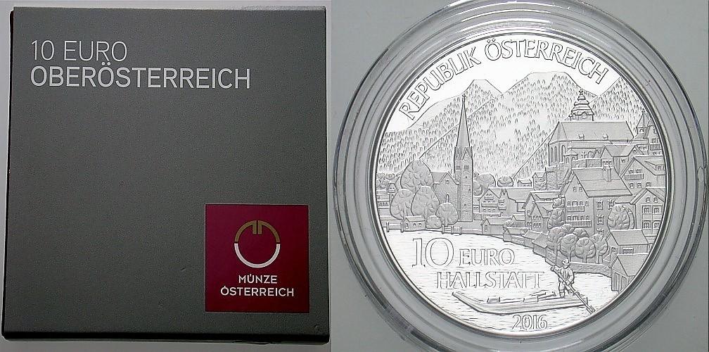 10 Euro 2016 Polierte Platte im Etui