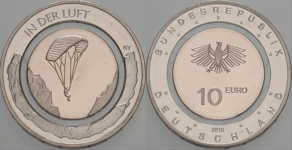 10 EURO 2019 Prägefrisch aus der rolle