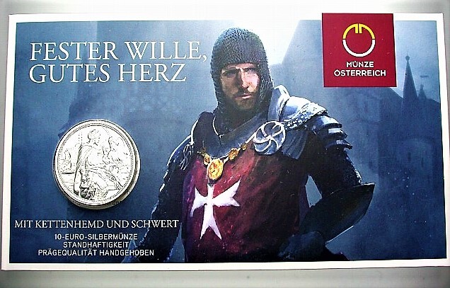 10 Euro 2020  Handgehoben im Blister