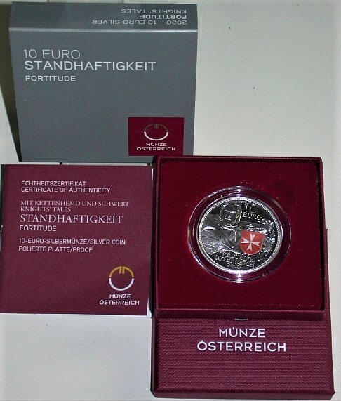 10 Euro 2020 Polierte Platte im Etui