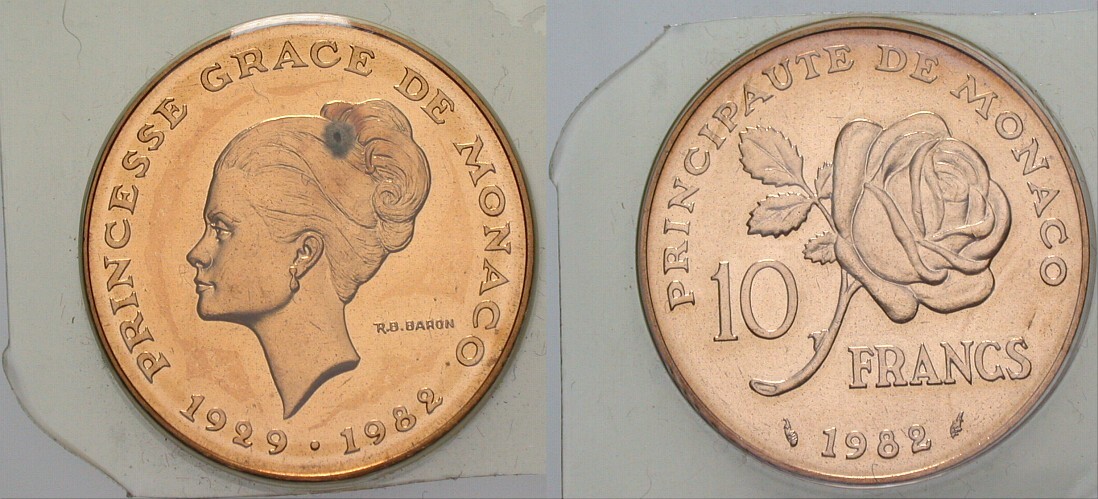 10 Francs 1982 KM. 154 Fast Stempelglanz
