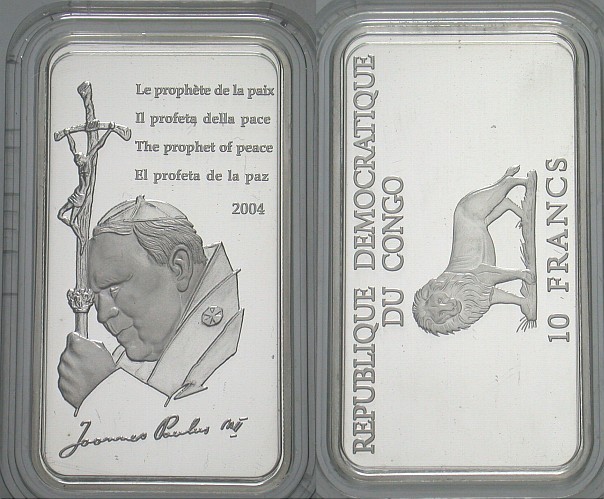 10 Francs 2004 Polierte Platte