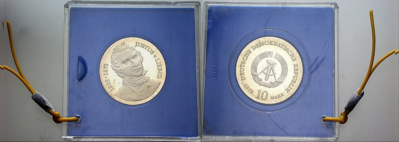 10 Mark 1978 J. 1567 Polierte Platte, verkapselt, leichte Patina