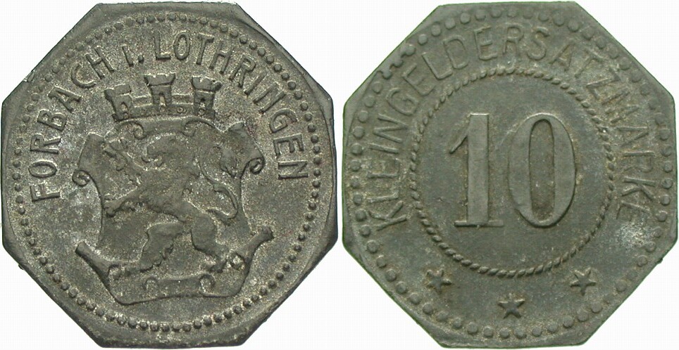 10 Pfennig o.J Menzel 7380.2 Sehr schön