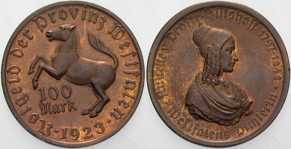 100 Mark 1923 J.N. 18 Vorzüglich