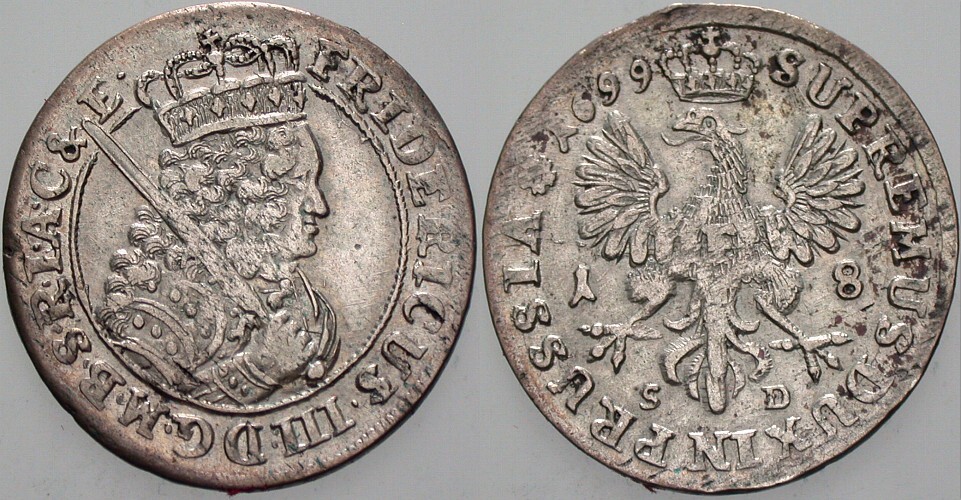 18 Gröscher 1699 Schrötter 752 Gutes sehr schön