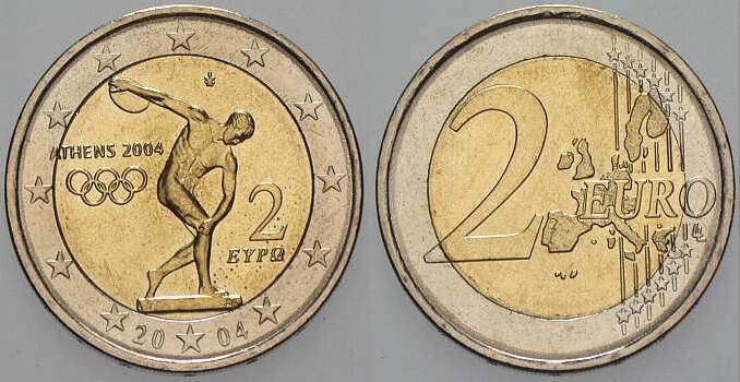 2 Euro 2004  Bankfrisch