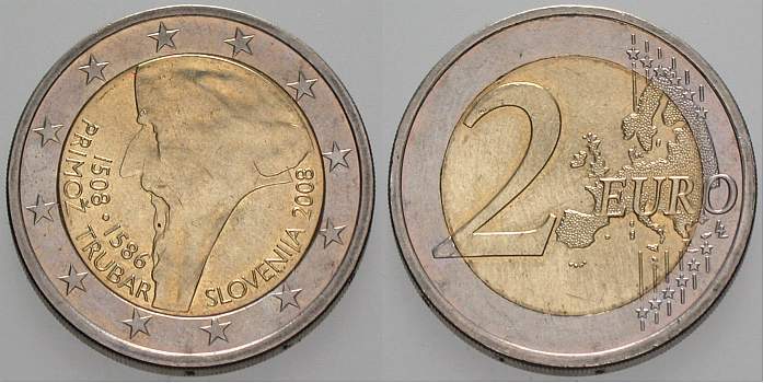 2 Euro 2008  Bankfrisch
