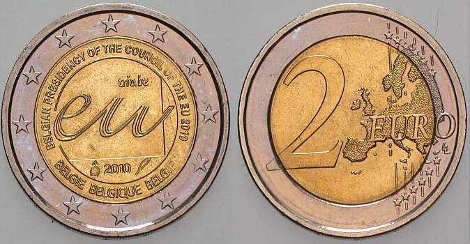 2 Euro 2010  Bankfrisch