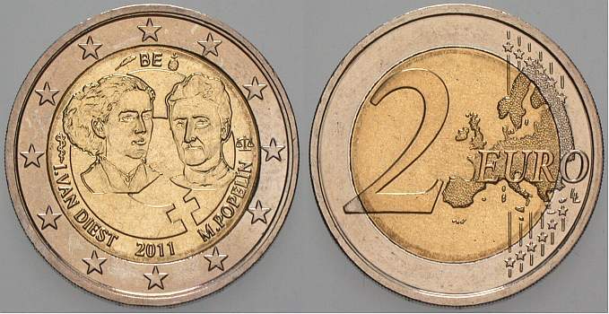 2 Euro 2011  Bankfrisch