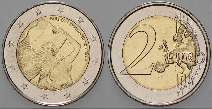 2 Euro 2014  Bankfrisch