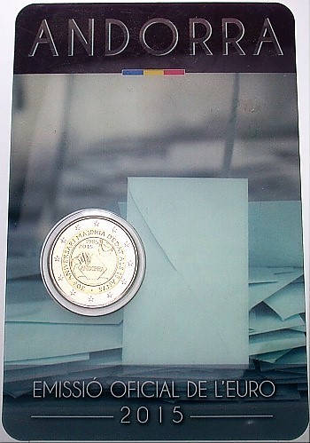 2 Euro 2015  Stempelglanz