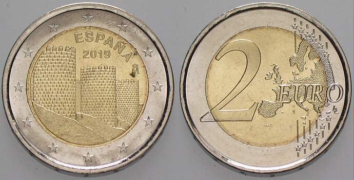 2 Euro 2019  Bankfrisch