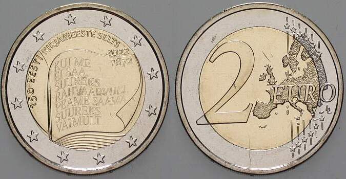 2 Euro 2022  Bankfrisch