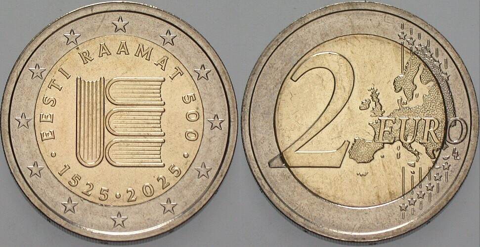 2 Euro 2025 Bankfrisch