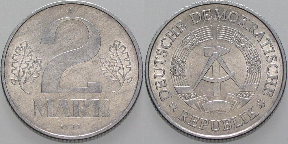 2 Mark 1982 J. 1516 Sehr schön