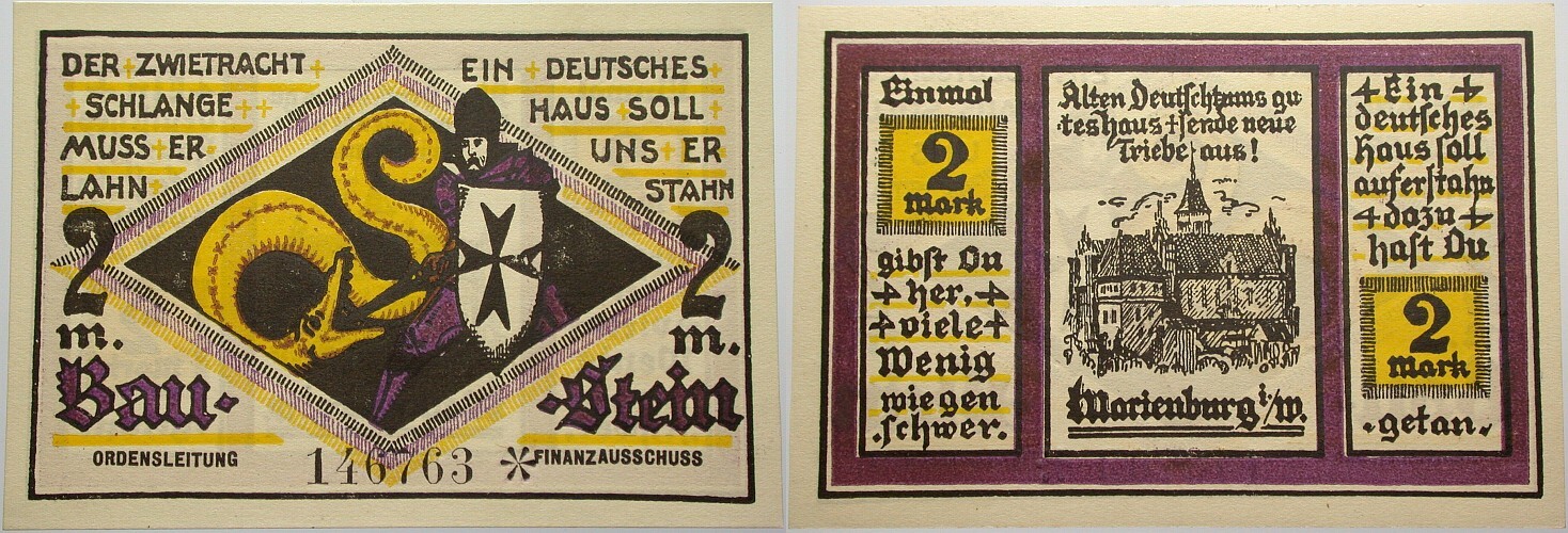 2 Mark Baustein o.J Grabowski/Mehl 869.1. selten Kassenfrisch