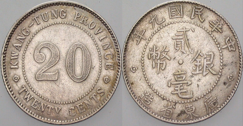 20 cents 1920 Sehr schön, vorzüglich