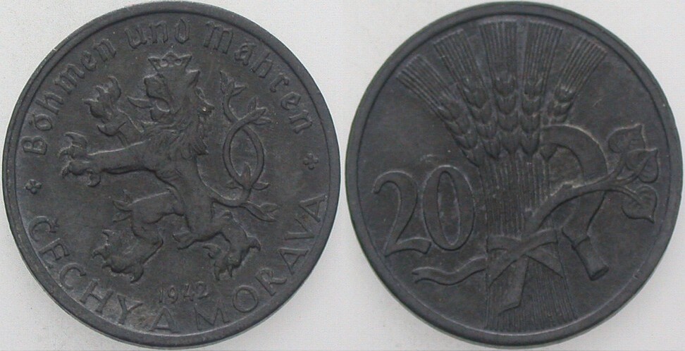 20 Heller 1942 J. 621 Sehr schön